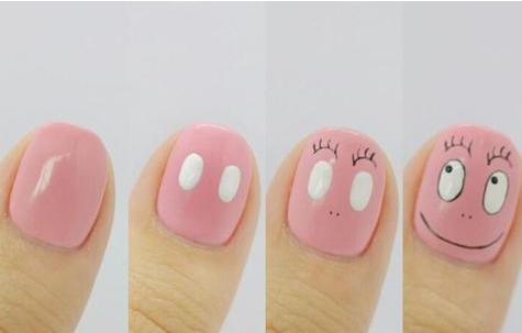 简单美甲教程步骤 笑脸美甲让好心情永驻指尖
