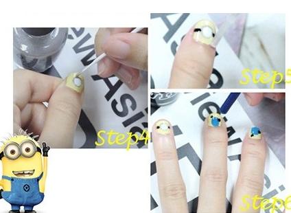 短指甲美甲教程