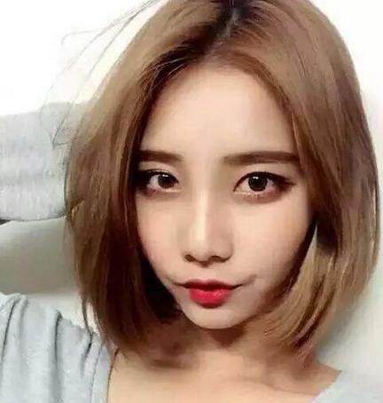 短发什么颜色好看图片