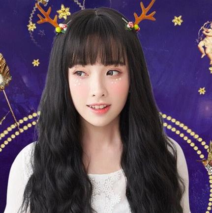 女生烫发发型图片