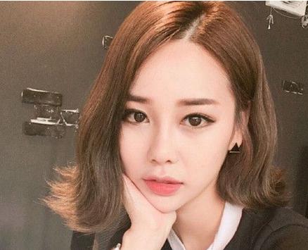 发尾外翘发型图片