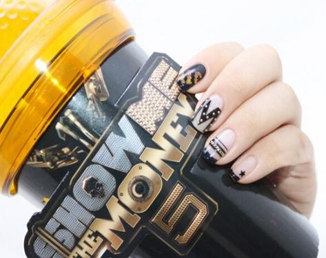 简单图案美甲教程