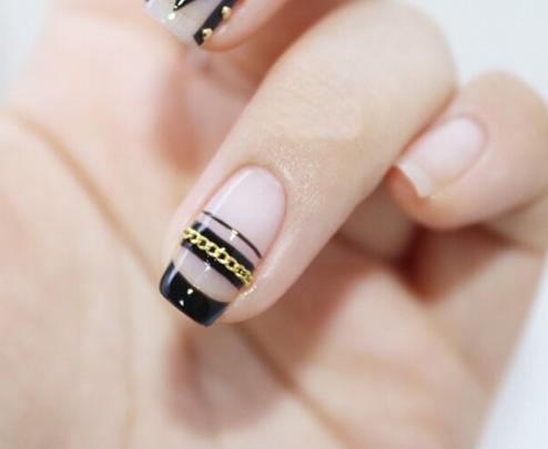 简单图案美甲教程