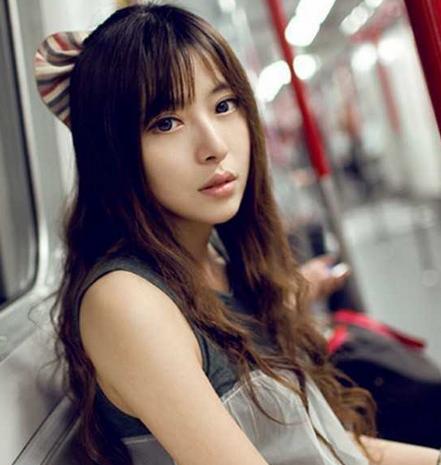 长发刘海发型图片