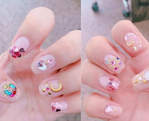 最新美甲图片2017韩国