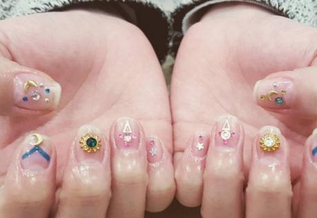 最新美甲图片2017韩国