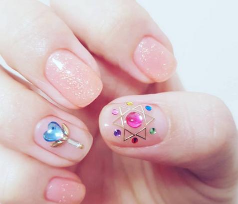 最新美甲图片2017韩国