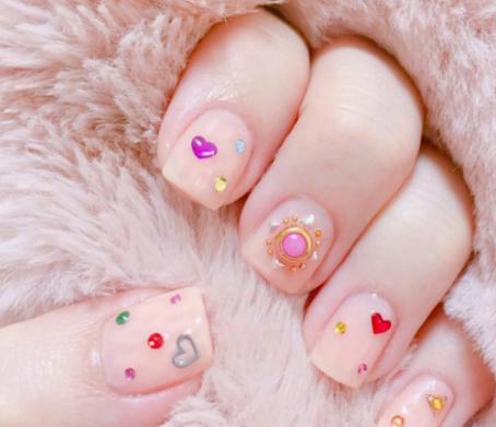 最新美甲图片2017韩国