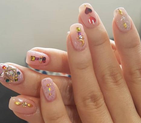 最新美甲图片2017韩国