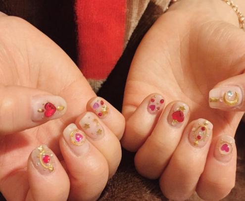 最新美甲图片2017韩国