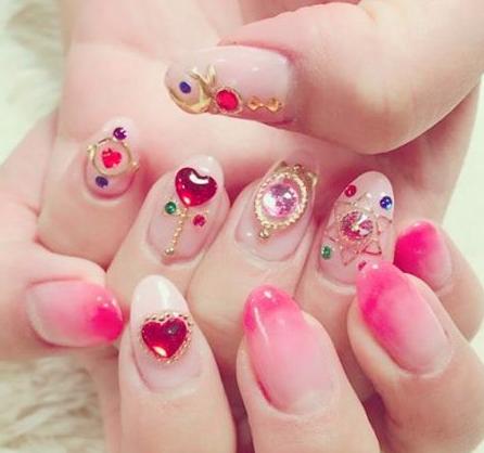 最新美甲图片2017韩国