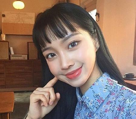 2017齐刘海发型图片女