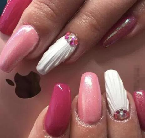 2017适合夏天的美甲图片