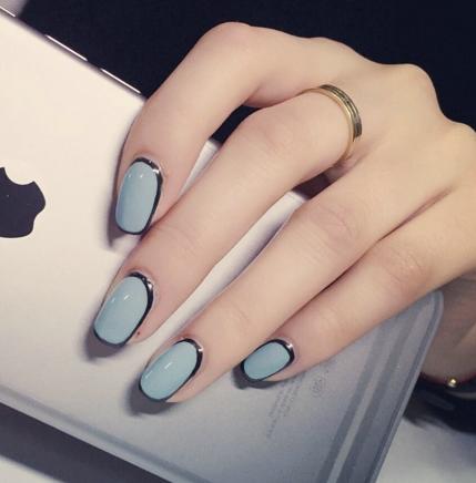 2017适合夏天的美甲图片