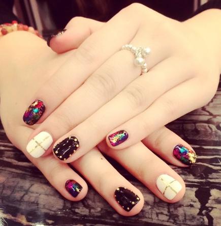 2017适合夏天的美甲图片