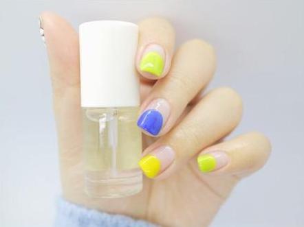 向日葵美甲教程