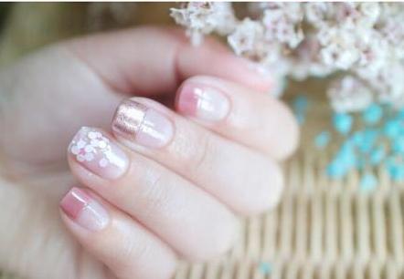 日式樱花美甲教程