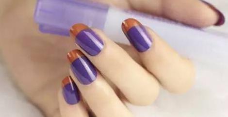 2017流行法式美甲图片