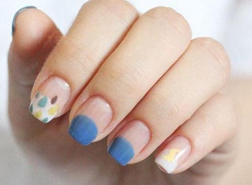 2017流行法式美甲图片