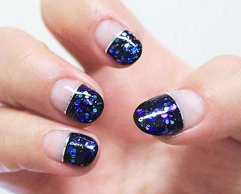 2017流行法式美甲图片