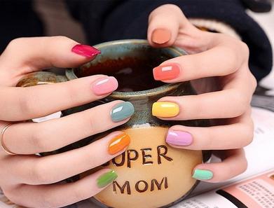 2017流行法式美甲图片