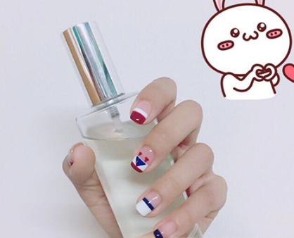 美甲图案简单大方2017