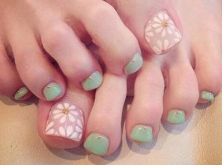 夏季脚趾甲美甲图片大全