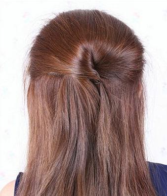 甜美公主头怎么扎