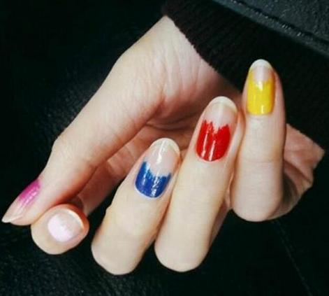 流行美甲款式图片2017