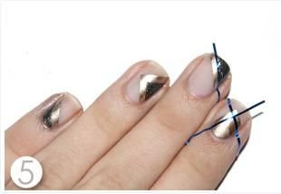 几何美甲教程步骤图解