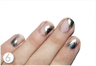 几何美甲教程步骤图解