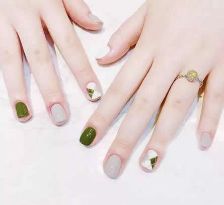 美甲图片2017小清新