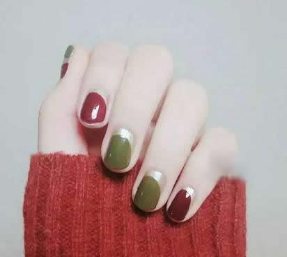 美甲图片2017小清新