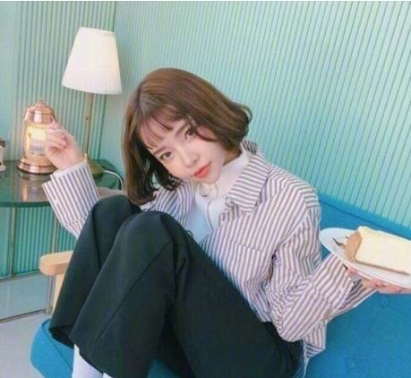 韩国空气刘海短发图片 韩国空气刘海短发图片