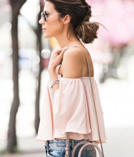 一字领吊带裙怎么穿都美?夏季选对发型才是王道! 一字领吊带裙怎么穿都美?夏季选对发型才是王道!