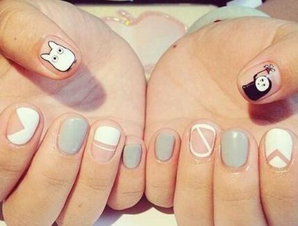 短指甲美甲小清新2017 短指甲美甲小清新2017