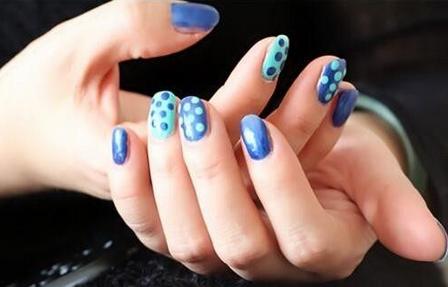 韩国可爱美甲图片