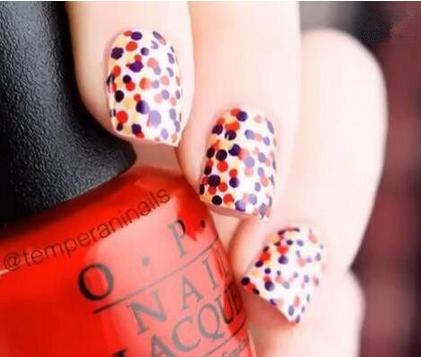 韩国可爱美甲图片