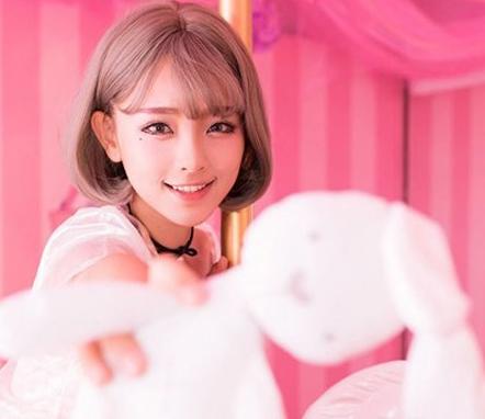 女生短发梨花头烫图片