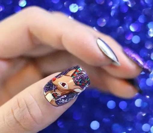 2017新款卡通美甲图