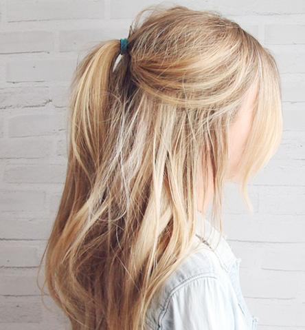 2017半丸子头扎法