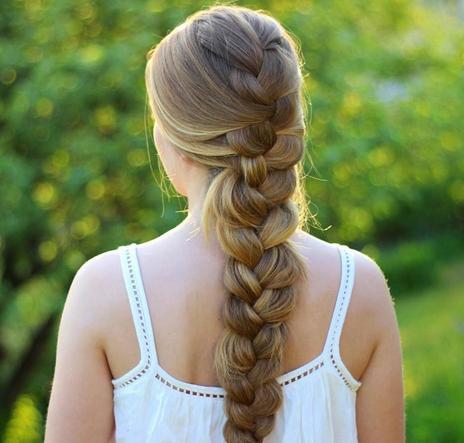 波西米亚发型编法