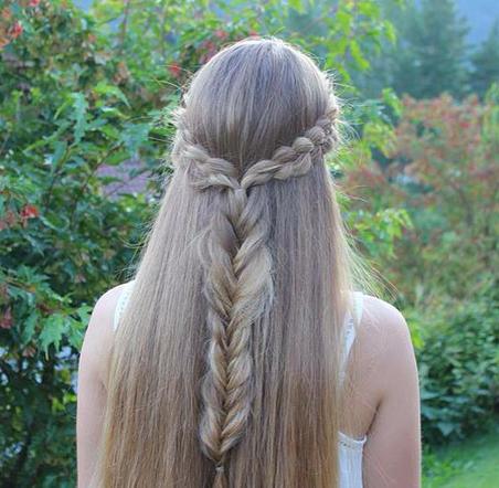 波西米亚发型编法