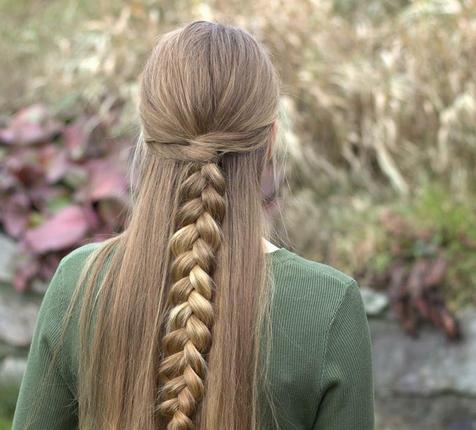 波西米亚发型编法