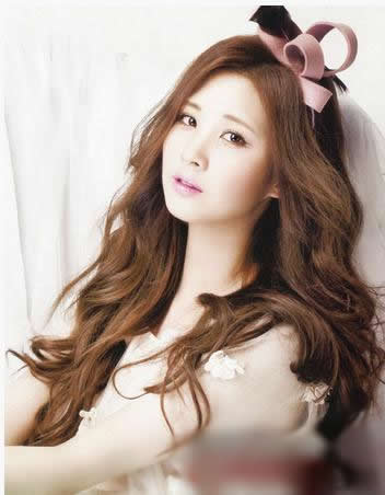 大波浪卷发发型图片