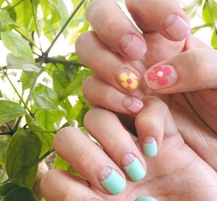 画法式美甲的技巧