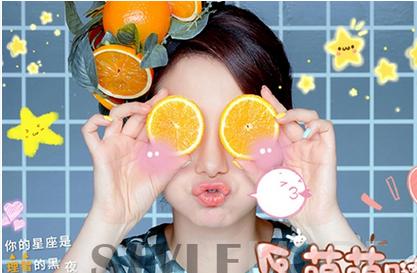 戚薇同款美甲图片