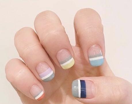 韩式小清新美甲图片