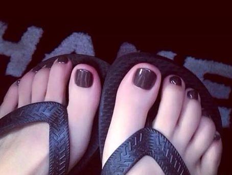 美甲夏天款式图2017脚