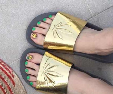 美甲脚趾甲图片2017